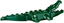 Alligator / Crocodile with 20 Teeth with Yellow Eyes Pattern