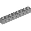 Brick, Technic, 1 x 8 with Holes
