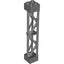 Support Girder 2 x 2 x 10 Triangular Vertical - Type 2 - Open Side Top, 1 Post & 1 Panel