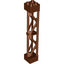 Support 2 x 2 x 10 Girder Triangular Vertical - Type 3 - 3 Posts, 2 Sections