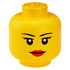 LEGO Storage Head (Girl) - Large