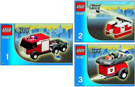 Lego city fire online truck instructions