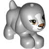 Dog, Friends, Puppy, Walking with Bright Light Blue Eyes and Black Nose and Mouth Pattern (Scarlett)