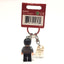 Harry Potter Gryffindor Crest Key Chain with Lego Logo Tile, Modified 3 x 2 Curved with Hole
