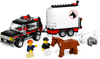 LEGO Set-4WD with Horse Trailer-Town / City / Farm-7635-4-Creative Brick Builders