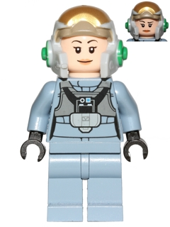 LEGO Minifigure -- A-Wing Pilot (75150)-Star Wars / Star Wars Rebels -- SW0743 -- Creative Brick Builders