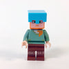 LEGO Minifigure-Alex with Medium Azure Helmet-Minecraft-MIN019-Creative Brick Builders