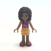 LEGO Minifigure-Andrea, Bright Light Orange Layered Skirt, Magenta Top-Friends-FRND055-Creative Brick Builders