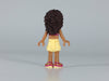 LEGO Minifigure-Andrea, Bright Light Yellow Shorts, Magenta and White Striped Bikini Top-Friends-FRND087-Creative Brick Builders