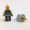 LEGO Minifigure-Atlantis Diver 1 - Axel - With Yellow Flippers and Trans-Yellow Visor-Atlantis-ATL016-Creative Brick Builders