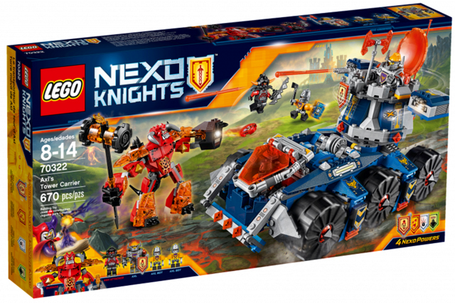 Mission-E 全6巻セット セル商品 貴重品 LEGO Set-Axl's Tower Carrier-Nexo Knights-70322-1-Creative Brick