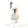 LEGO Minifigure -- Boba Fett - White, Detailed Pattern-Star Wars / Star Wars Other -- SW0631 -- Creative Brick Builders