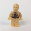 LEGO Minifigure -- C-3PO - Pearl Light Gold-Star Wars / Star Wars Episode 4/5/6 -- SW010 -- Creative Brick Builders