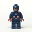 LEGO Minifigure-Captain America - Dark Blue Suit-Super Heroes-Creative Brick Builders