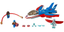LEGO Set-Captain America Jet Pursuit-Super Heroes / Avengers-76076-4-Creative Brick Builders