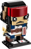 LEGO Set-Captain Jack Sparrow-BrickHeadz / BrickHeadz Series 1 / Pirates of the Caribbean-41593-1-Creative Brick Builders