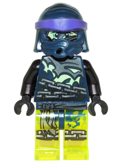 LEGO Minifigure-Chain Master Wrayth - Standard Legs-Ninjago-NJO178-Creative Brick Builders
