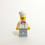 LEGO Minifigure-Chef (Light Gray Legs and Moustache)-Town / Classic Town-CHEF005-Creative Brick Builders