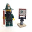 LEGO Minifigure-Dark Green Wizard-Castle / Kingdoms-CAS435-ACC-Creative Brick Builders