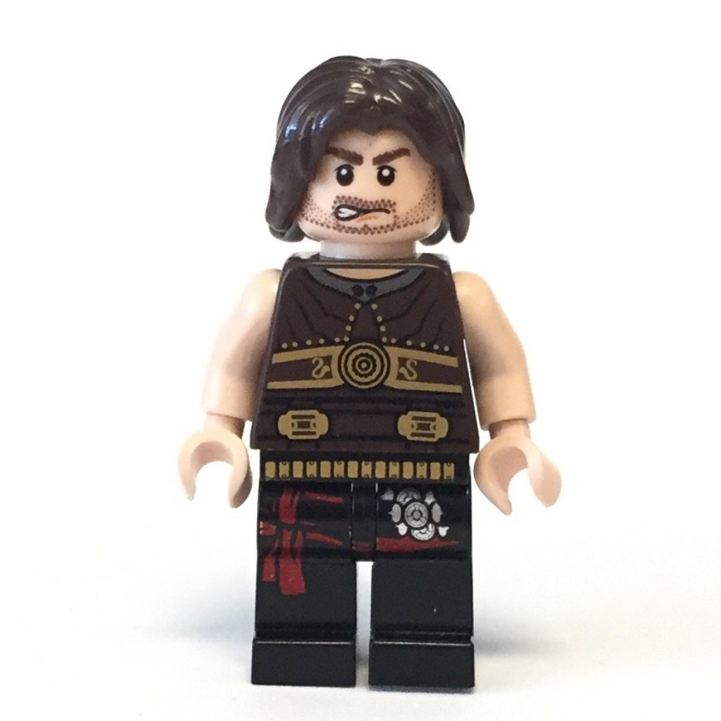 LEGO® Prince of Persia Dastan Minifigure Shirtless, Scabbard 7570 pop007 Minifig