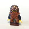 LEGO Minifigure-Dwarf, Dark Orange Beard, Copper Helmet with Studded Bands, Dark Blue Arms-Castle / Fantasy Era-CAS390-Creative Brick Builders
