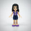 LEGO Minifigure-Emma, Dark Blue Layered Skirt, Medium Lavender Vest-Friends-FRND121-Creative Brick Builders