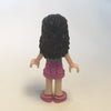LEGO Minifigure-Emma, Dark Pink Shorts, Sand Green Top with Red Cross Logo and Scarf-Friends-FRND077-Creative Brick Builders