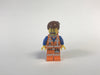 LEGO Minifigure-Emmet - Lopsided Closed Mouth Smile, with Piece of Resistance and Plate on Leg-The LEGO Movie-TLM078-Creative Brick Builders