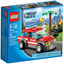 LEGO Set-Fire Chief Car-Town / City / Fire-60001-1-Creative Brick Builders