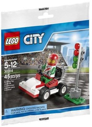 LEGO Set-Go-Kart Racer (Polybag)-Town / City / Race-30314-1-Creative Brick Builders