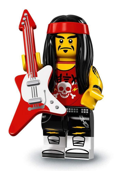 LEGO Minifigure-Gong & Guitar Rocker-Collectible Minifigures / The LEGO Ninjago Movie-coltlnm-17-Creative Brick Builders