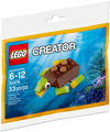 LEGO Set-Happy Turtle (Polybag)-Creator / Basic Model / Creature-30476-1-Creative Brick Builders