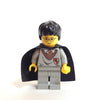 LEGO Minifigure-Harry Potter, Gryffindor Shield Torso, Light Gray Legs, Black Cape with Stars-Harry Potter / Sorcerer's Stone-HP005-Creative Brick Builders