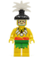 LEGO Minifigure-Islander, King, with Black Hair-Piece-Pirates / Pirates I / Islanders-PI069-Creative Brick Builders