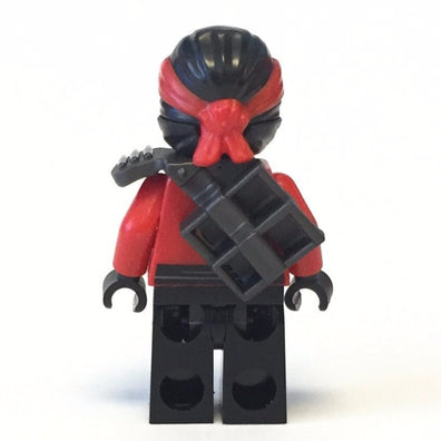LEGO Minifigure-Kai - Pearl Dark Gray Katana Holder-The LEGO Ninjago Movie-NJO316-Creative Brick Builders