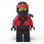 LEGO Minifigure-Kai - Pearl Dark Gray Katana Holder-The LEGO Ninjago Movie-NJO316-Creative Brick Builders