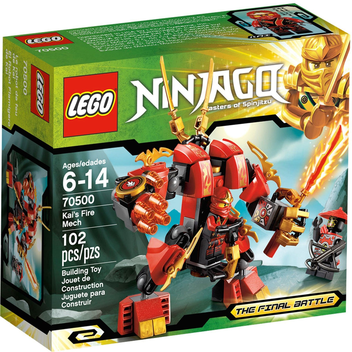 LEGO Kai's Fire Mech--70500-1 – Creative Brick Builders