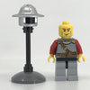 Kingdoms - Lion Knight Scale Mail with Chest Strap and Belt, Helmet with Broad Brim, Vertical Cheek Lines