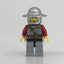 Kingdoms - Lion Knight Scale Mail with Chest Strap and Belt, Helmet with Broad Brim, Vertical Cheek Lines