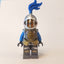 LEGO Minifigure-King's Knight Armor with Lion Head with Crown, Helmet with Fixed Grille, Blue Plume-Castle-Creative Brick Builders