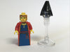LEGO Minifigure-Knights' Kingdom I - Queen Leonora (Maiden with Black Cone Hat)-Castle / Knights Kingdom I-CAS033-Creative Brick Builders