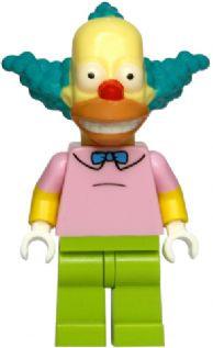 LEGO Minifigure-Krusty the Clown-Collectible Minifigures / The Simpsons-COLSIM-8-Creative Brick Builders
