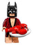 LEGO Minifigure-Lobster Lovin' Batman-Collectible Minifigures / The LEGO Batman Movie-Creative Brick Builders