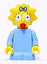 LEGO Minifigure-Maggie Simpson and Santa's Little Helper-Collectible Minifigures / The Simpsons Series 2-SIM005-Creative Brick Builders