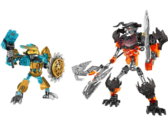 LEGO Set-Mask Maker vs. Skull Grinder-Bionicle-70795-1-Creative