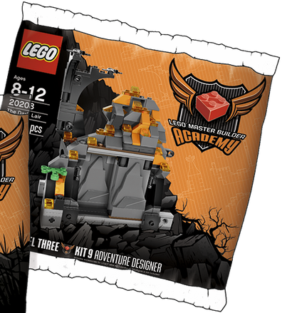 LEGO Set-MBA Level Three - Kit 9: The Dark Lair-Master Builder Academy-20208-1-Creative Brick Builders