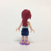 LEGO Minifigure-Mia, Dark Blue Layered Skirt, Light Aqua Halter Neck Top-Friends-FRND005-Creative Brick Builders
