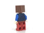 Minecraft Skin 7 - Pixelated, Blue Shirt with Porkchop Icon