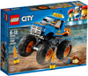 LEGO Set-Monster Truck-Town / City / Race-60180-1-Creative Brick Builders