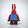 LEGO Minifigure-Mr. Krabs - Large Grin-SpongeBob SquarePants-BOB023-Creative Brick Builders